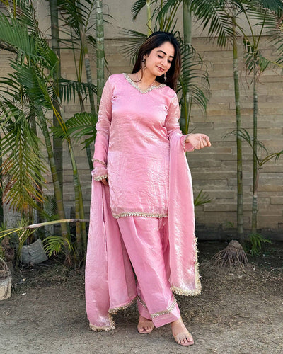 Eternal Baby Fendi Satin Silk Ethnic Kurti Suit for Women