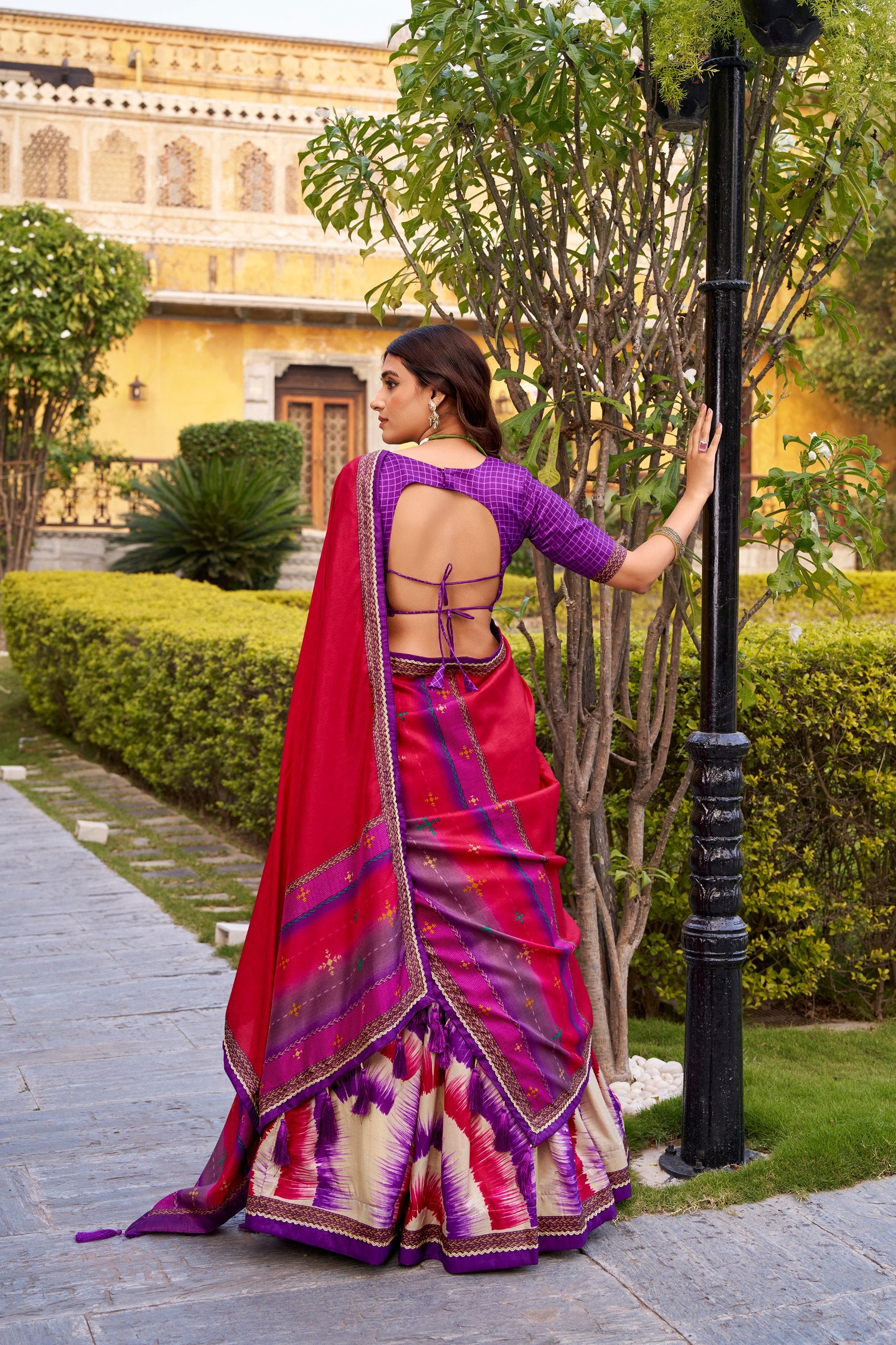 Silk Digital Printed Festive Wear Lehenga Choli for Women