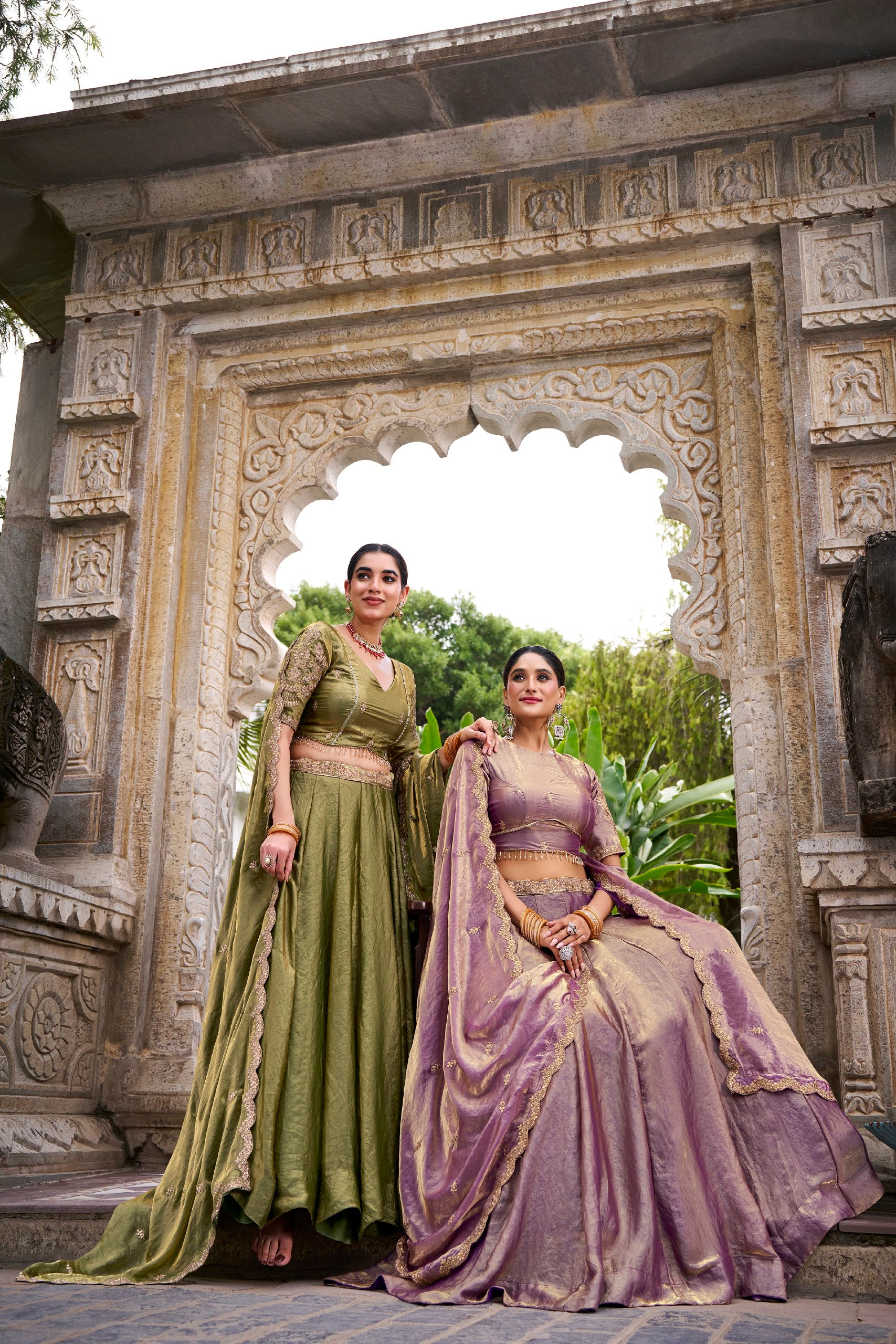 Organza Embroidered Wedding Wear Lehenga Choli for Women