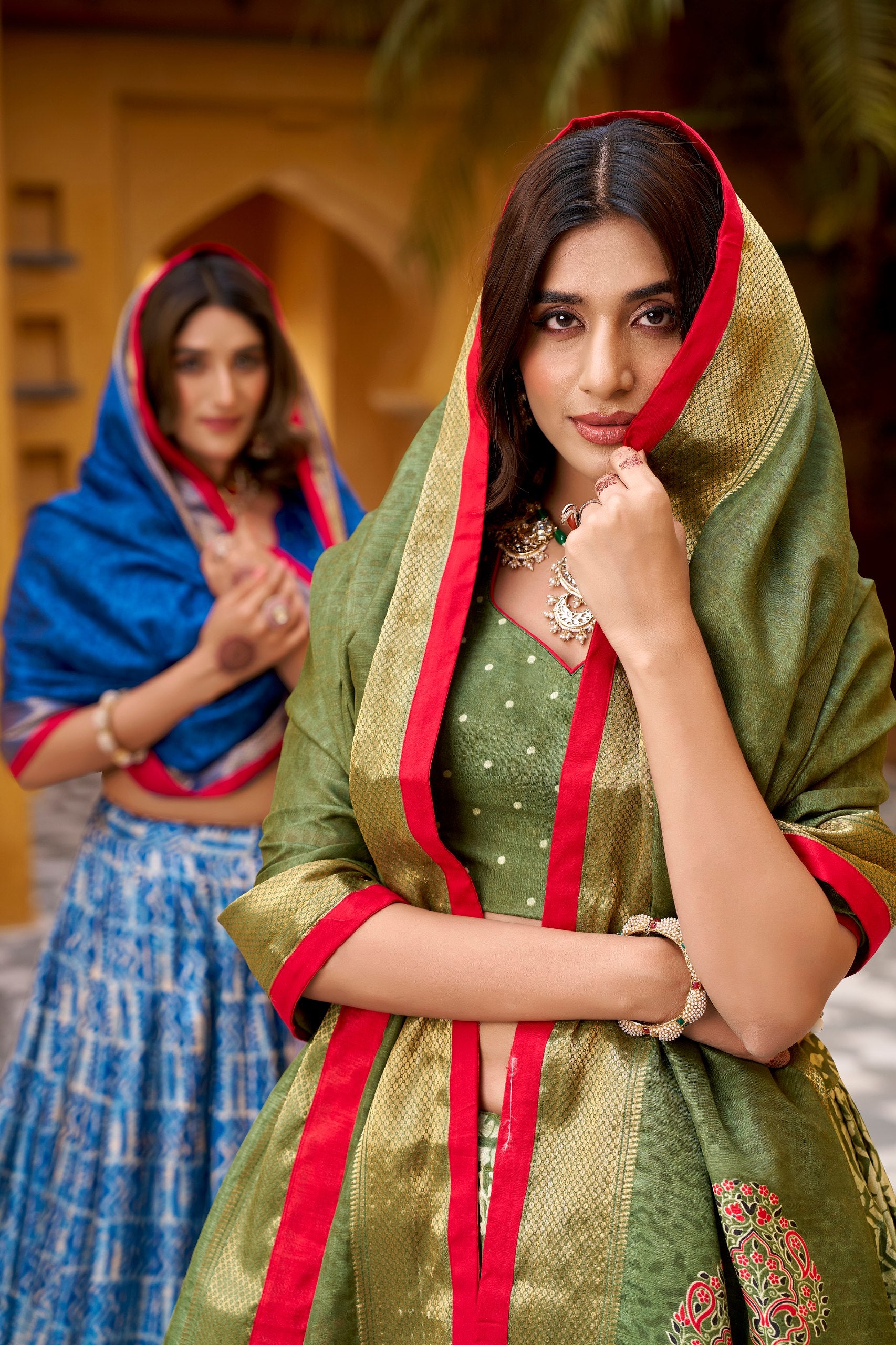 Dola Silk Printed Function Wear Lehenga Choli for Women
