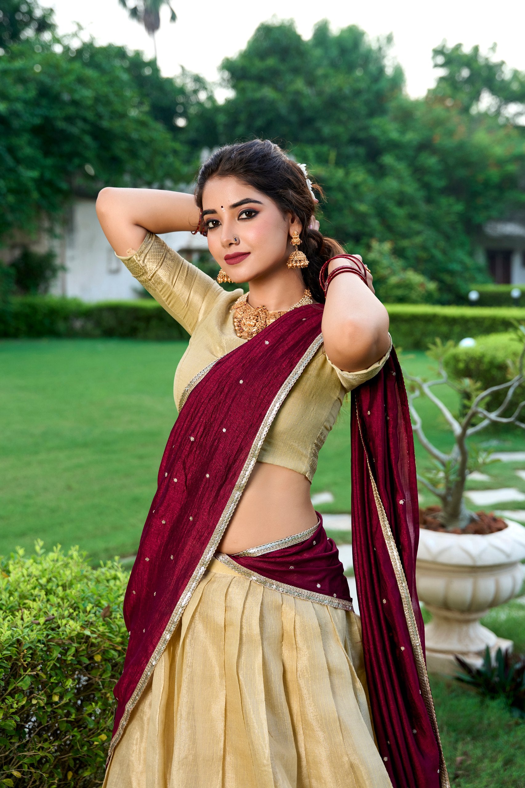 Silk Zari Weaving Function Lehenga Choli With Dupatta