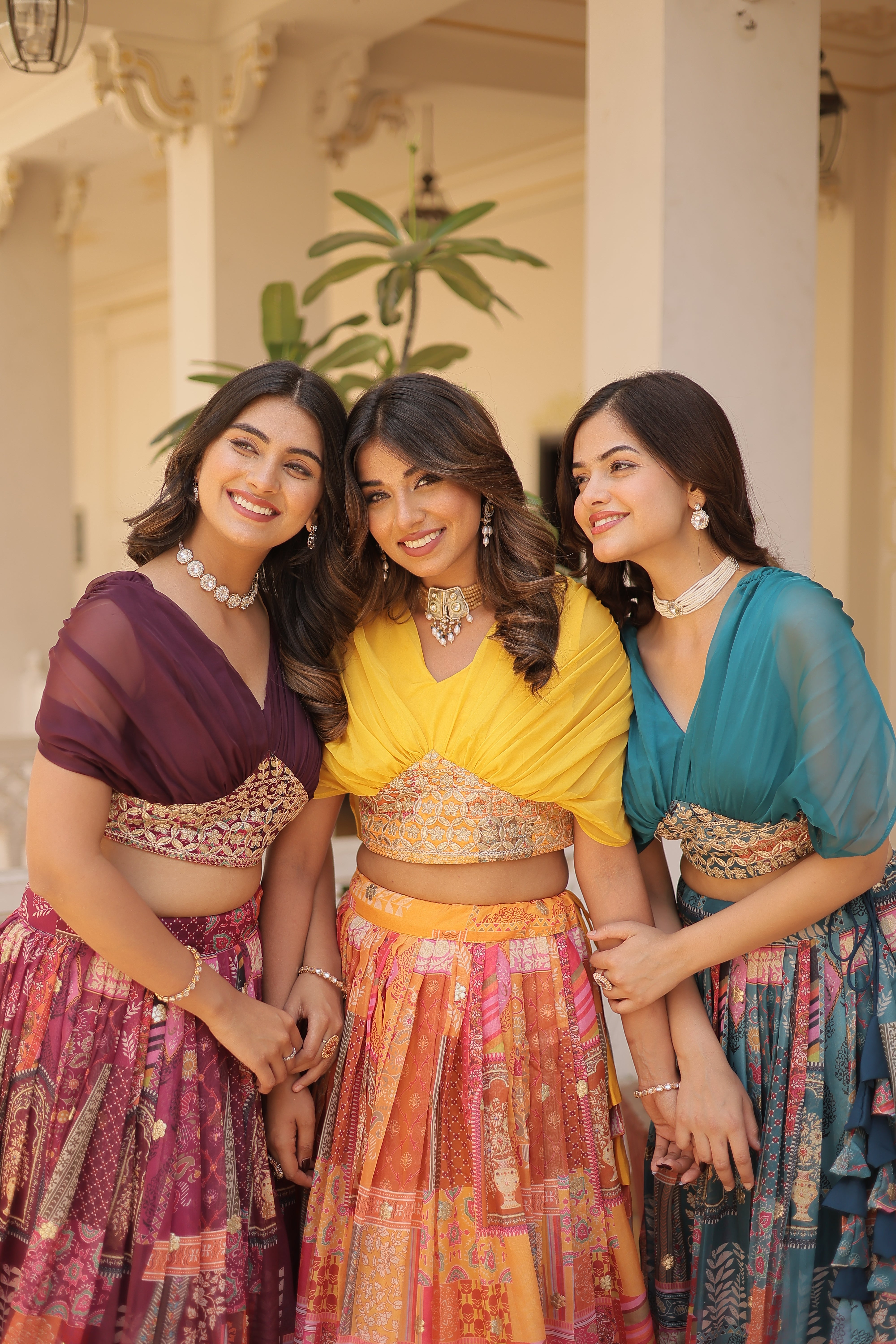 Silk Digital Printed Designer Crop Top Lehenga