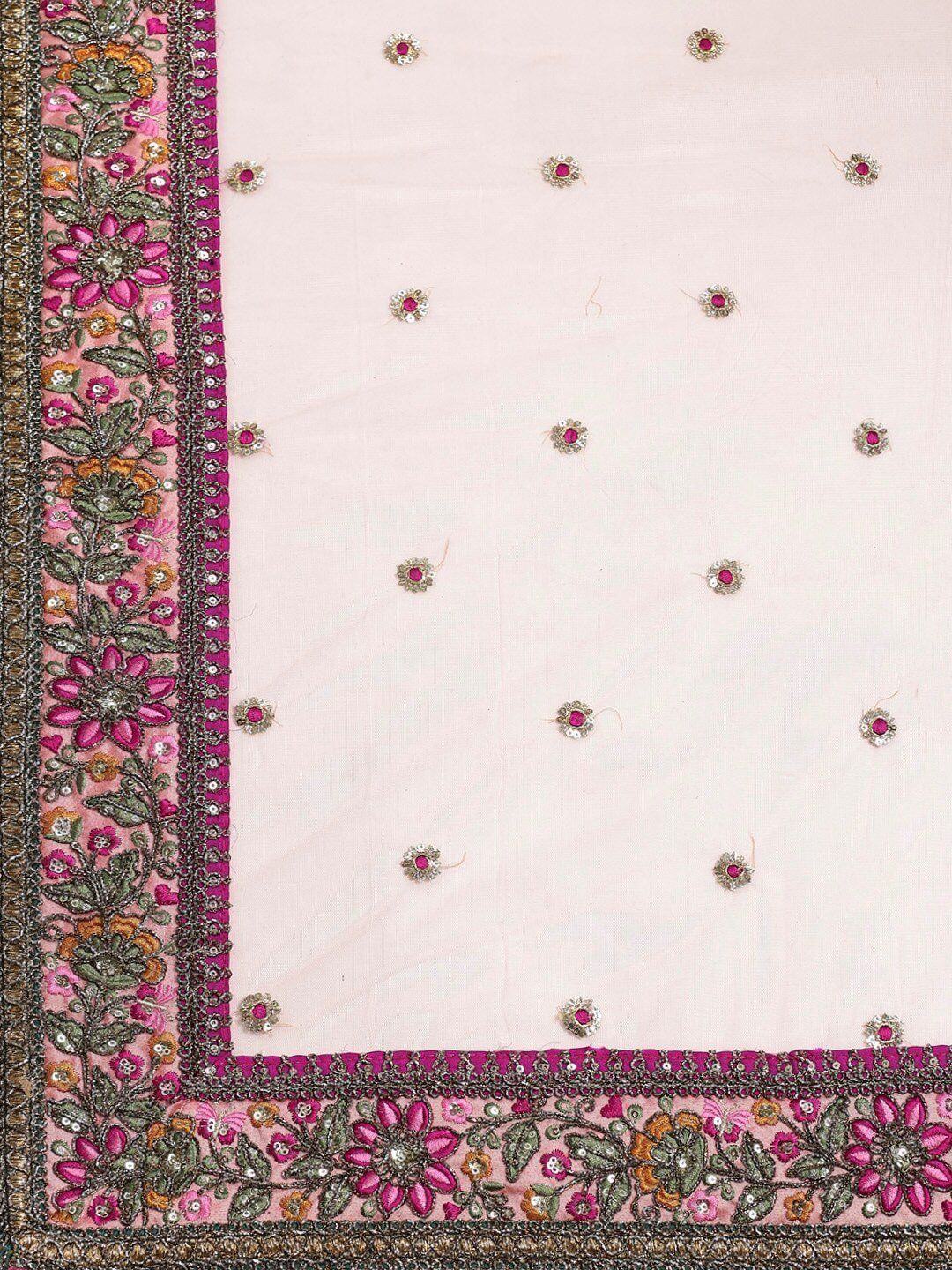 Taffeta bridal lehenga choli with zari dori thread embroidery work for wedding