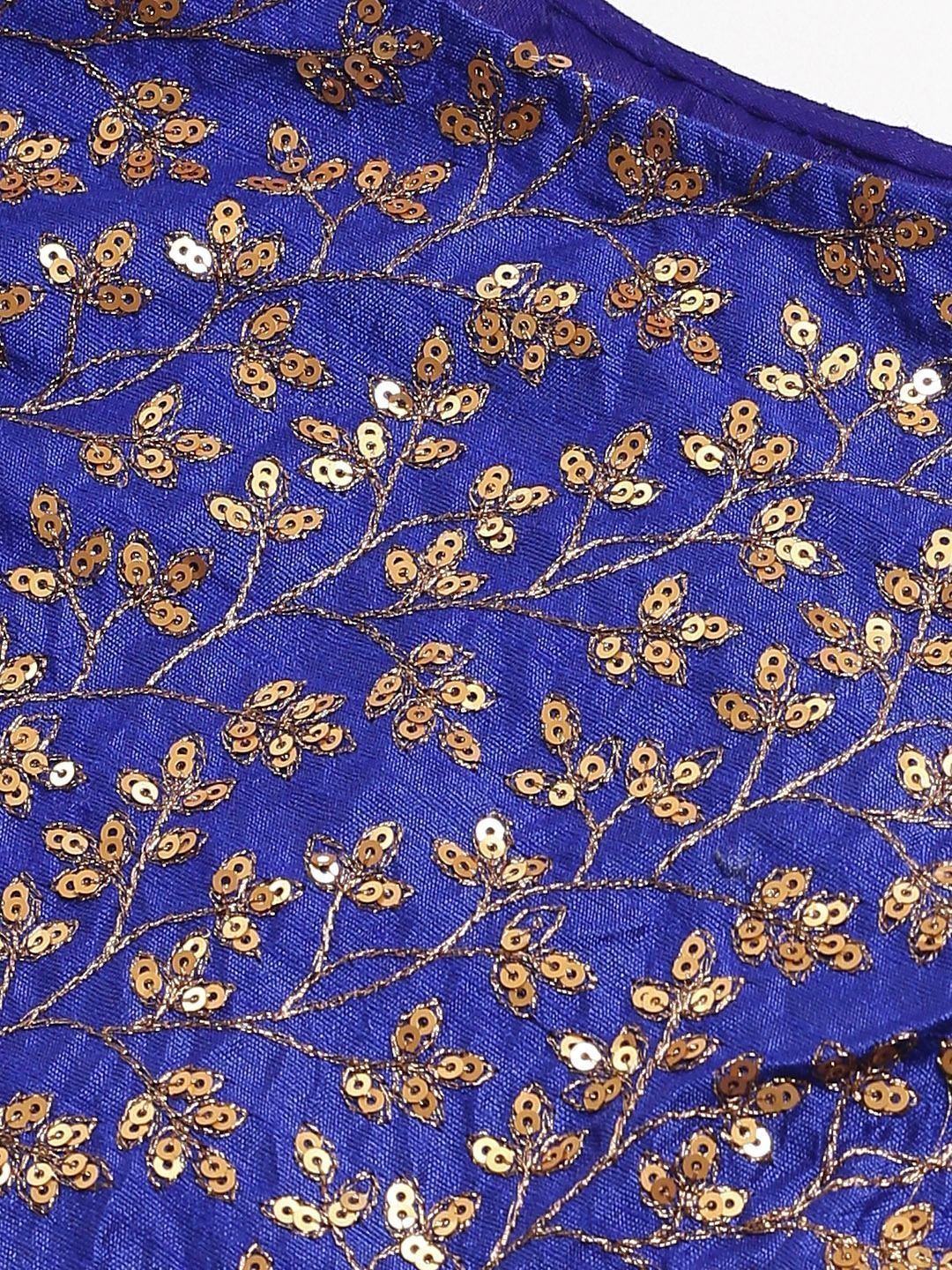 Raw silk bridal lehenga choli with sequins zari thread embroidery work for wedding reception