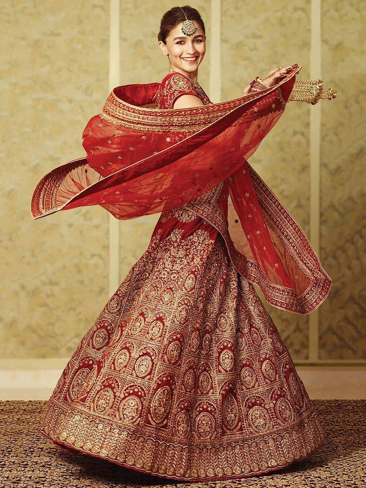 Heavy embroidered velvet bridal lehenga choli with sequins stone work for wedding