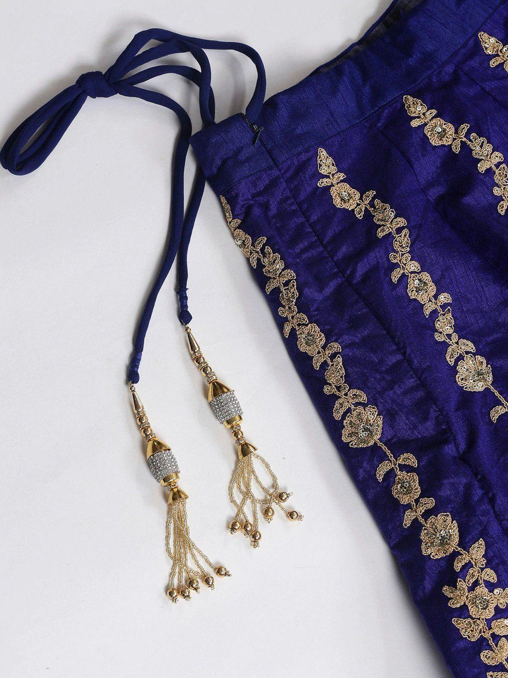 Raw silk wedding lehenga choli with applique embroidery and sequins work for bridal occasions - Toned Embroidered Festival Wear Lehenga Choli with Dupatta