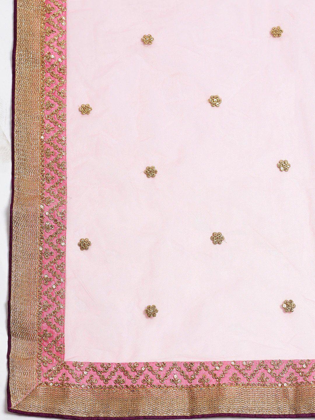 Purple & Pink Event Wear Lehenga Choli with Dupatta for Ladies